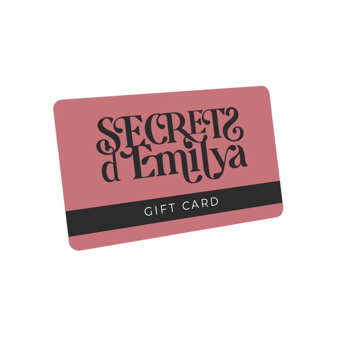 Carte Cadeau Prestations Beauté Secrets d'Émilya